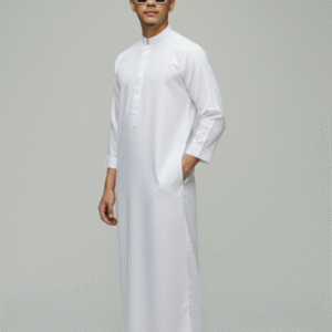 Asal Matte White Jubah