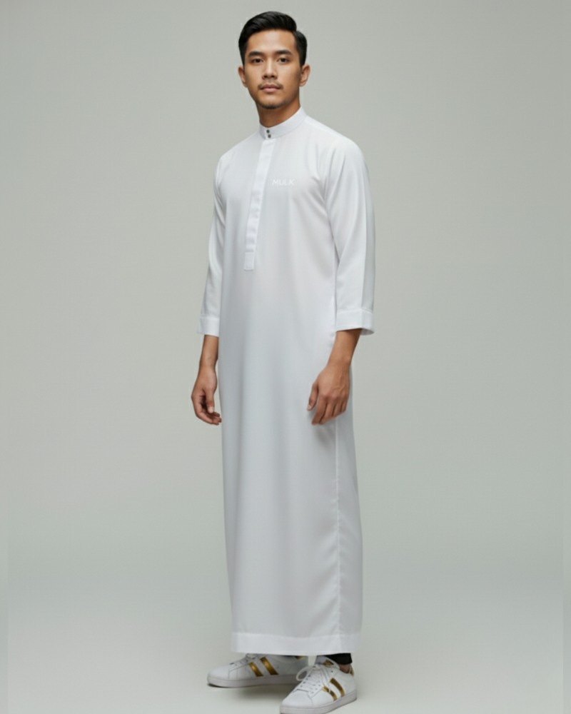 Asal Matte White Jubah - Image 2