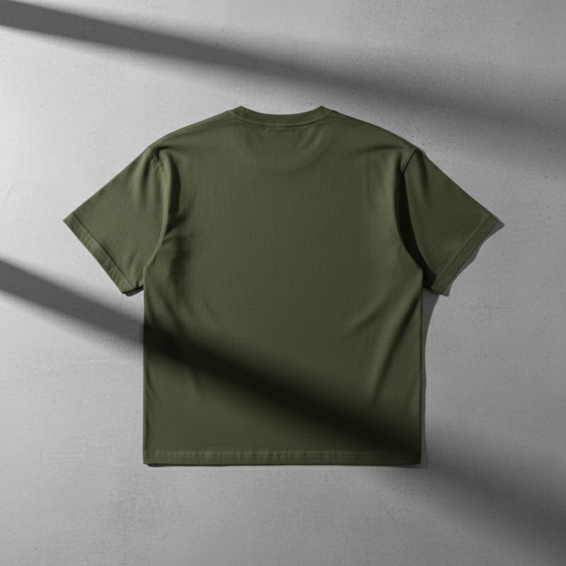 MULK Oversized T-Shirt Olive - Image 4