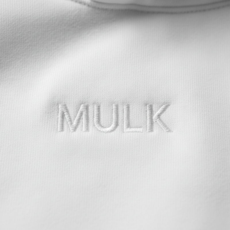 MULK Hoodie Jacket WHITE - Image 4