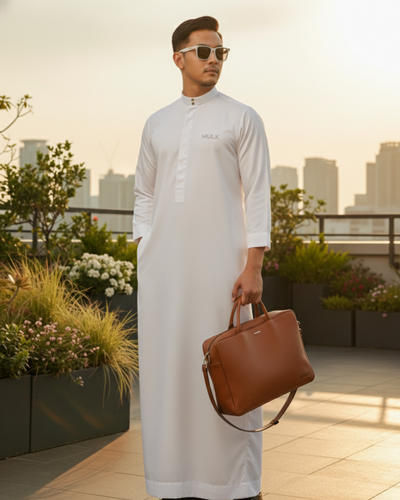 Asal Matte White Jubah - Image 5