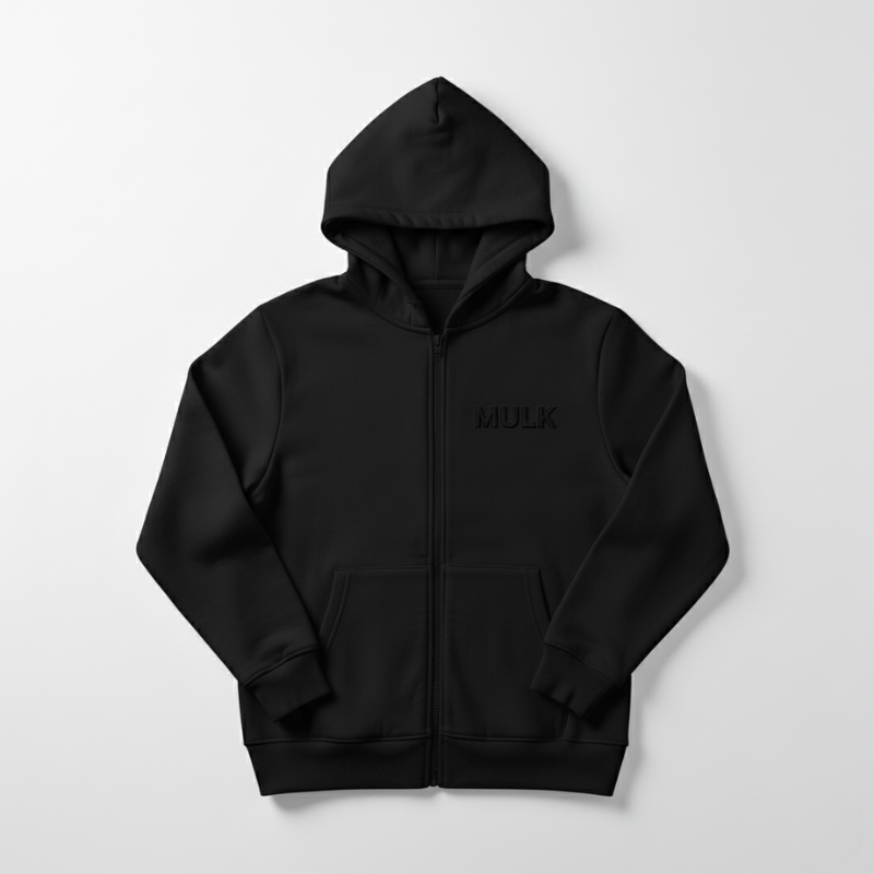 MULK Hoodie Jacket BLACK