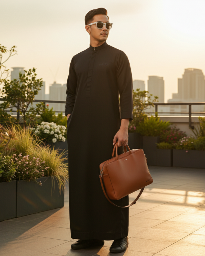 Asal Matte Black Jubah - Image 7