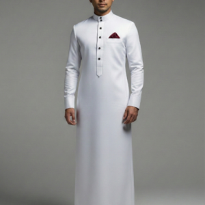 AlFatih Matte White Jubah