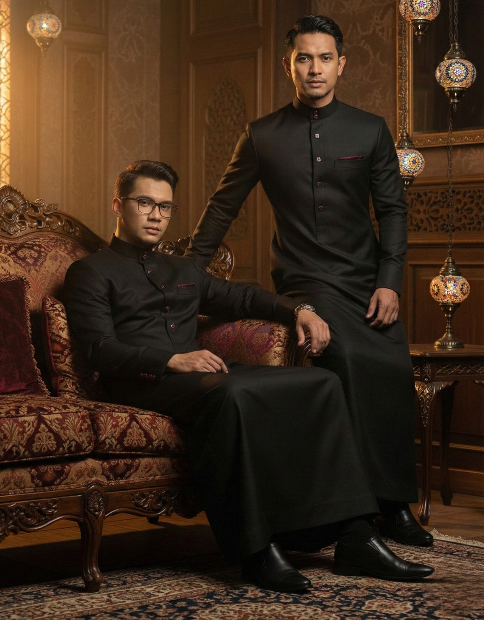AlFatih Matte Black Jubah - Image 4